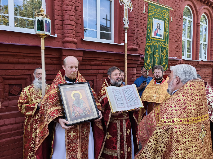 Престольный праздник в Троицком храме села Конобеево